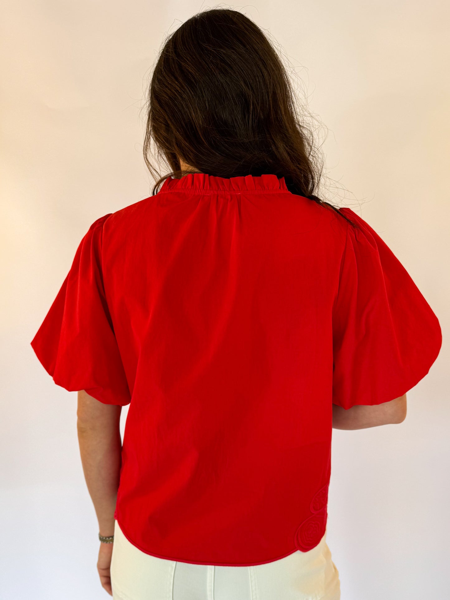 THE ALLISON TOP-RED