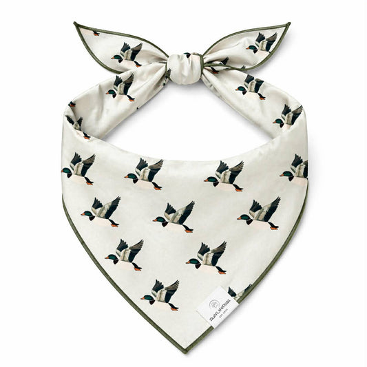 Mallard Duck Dog Bandana: S/M