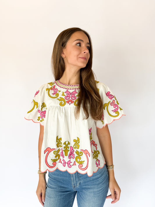 THE STELLA TOP - WHITE