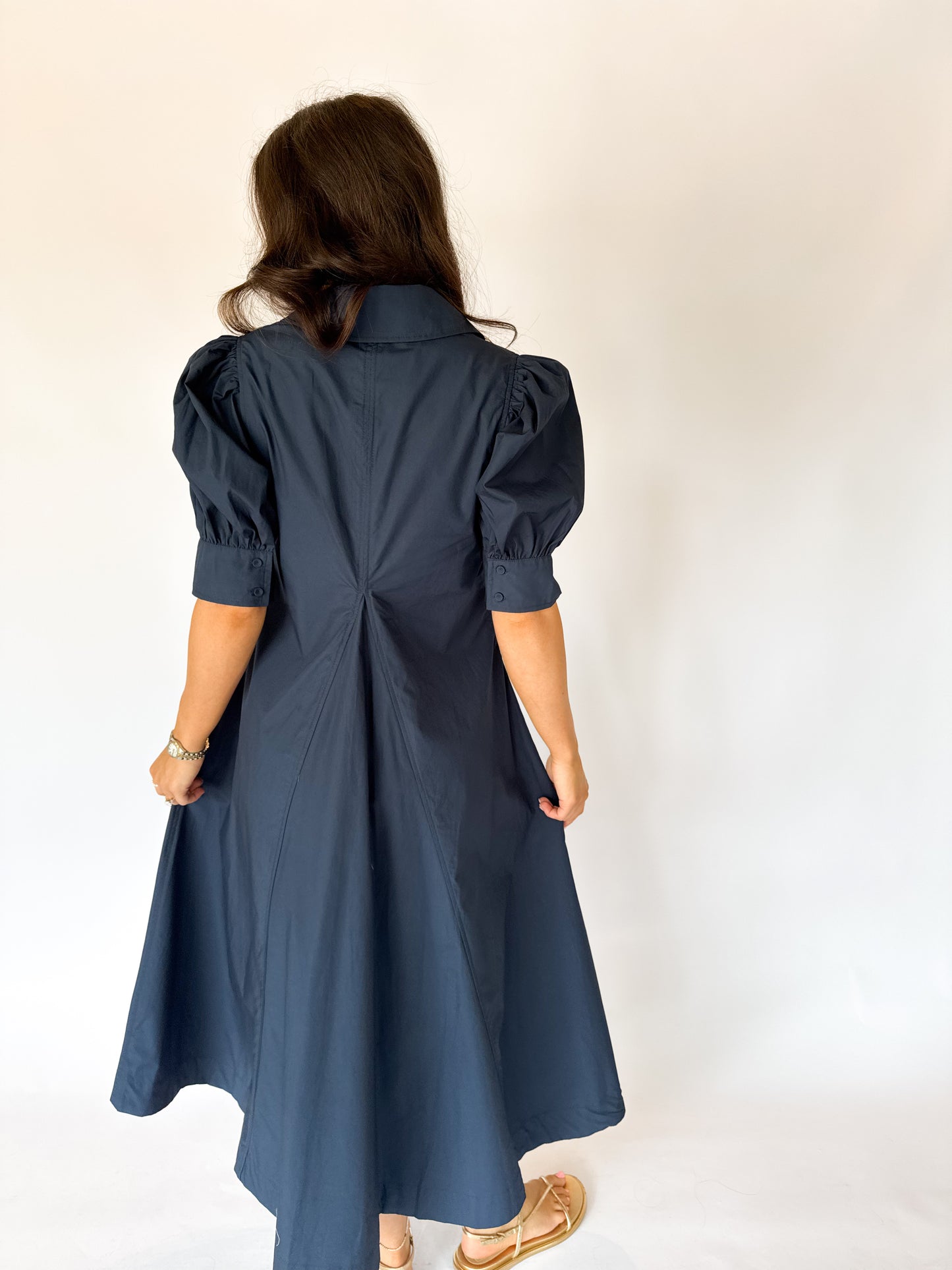 THE LAUREL DRESS - NAVY