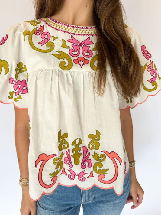THE STELLA TOP - WHITE