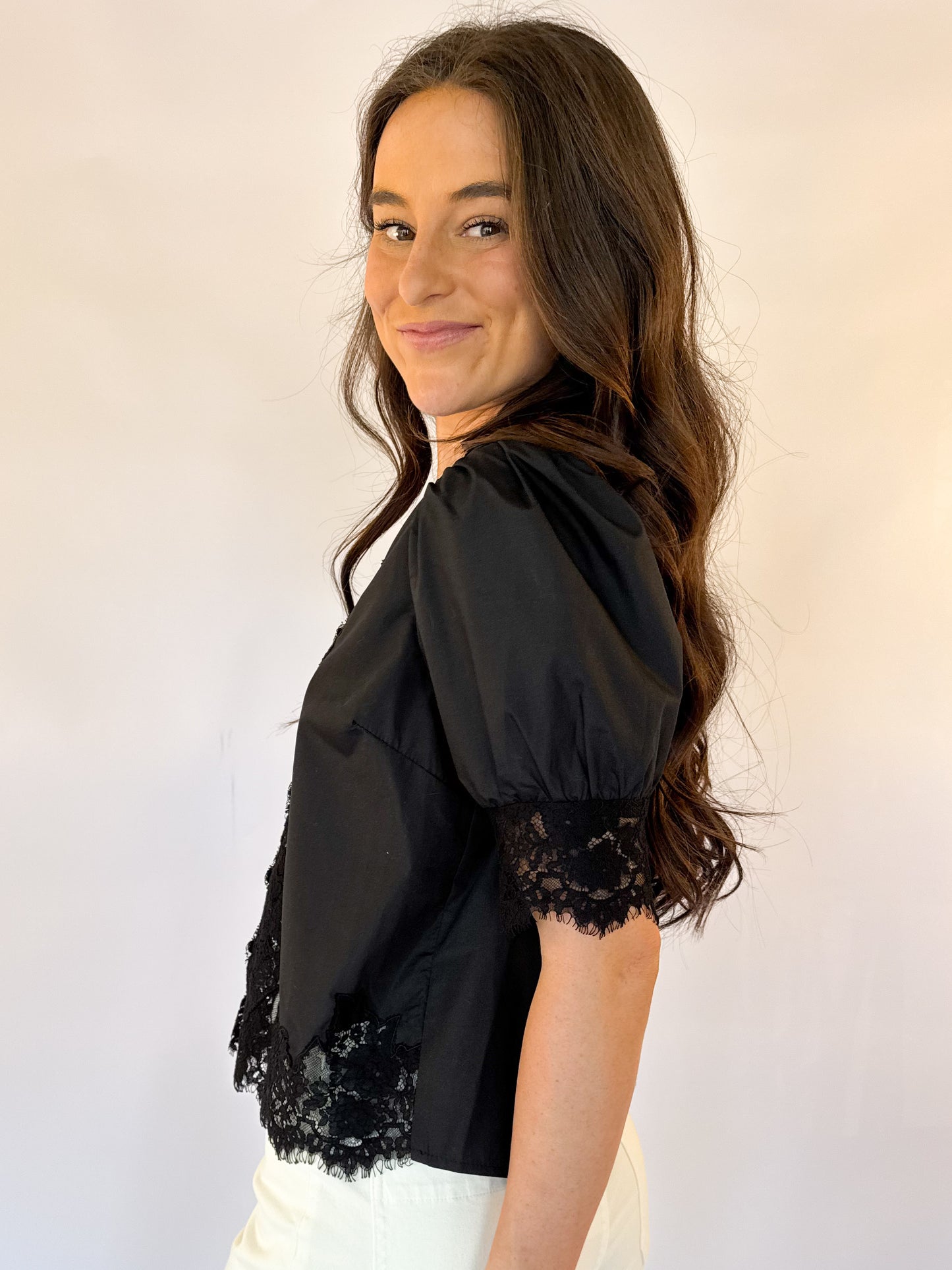THE HAMPTON LACE TOP